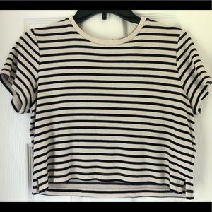 Striped Forever 21 Crop Top